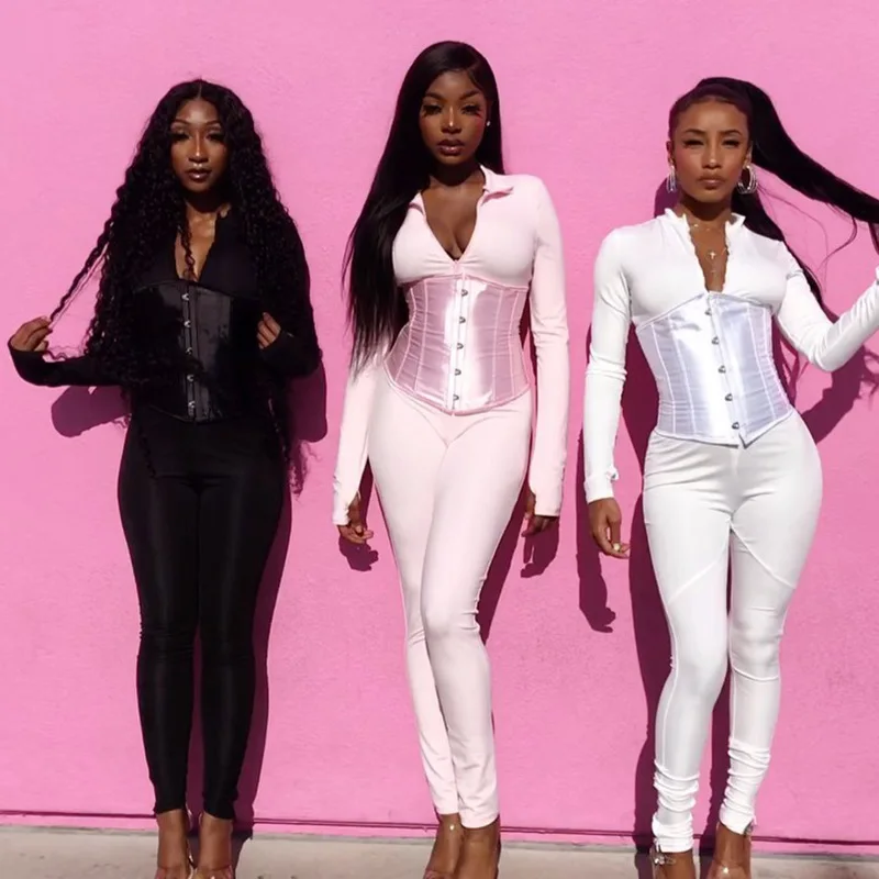 Jumpsuit Girdle Women 2020 One Piece Bodycon Drawstring Custom jumpsuits and rompers
Jumpsuit Girdle Women 2020 One Piece Bodycon Drawstring Custom jumpsuits and rompers