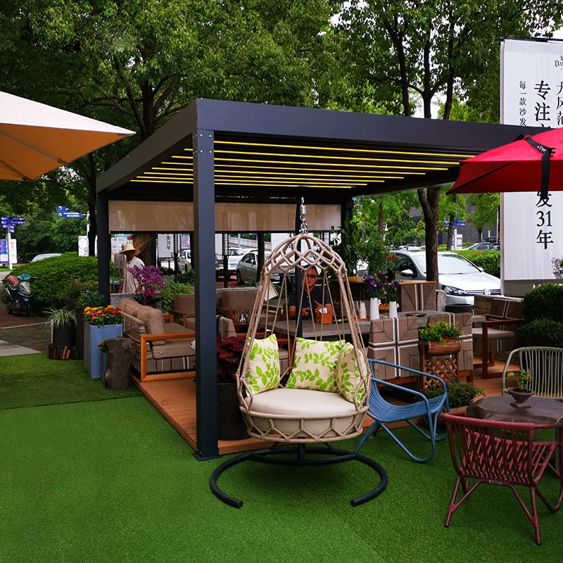outdoor furniture luxury garden gazebo motorized aluminum automatic pergola, Customized
outdoor furniture luxury garden gazebo motorized aluminum automatic pergola, Customized