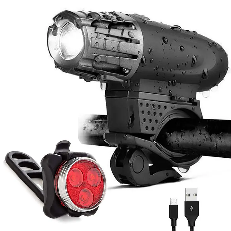 High Power Bright Rechargeable Led Headlight Front And Back Smart Cycle Bike Lamp Accessories bicycle light Set, Black
High Power Bright Rechargeable Led Headlight Front And Back Smart Cycle Bike Lamp Accessories bicycle light Set, Black