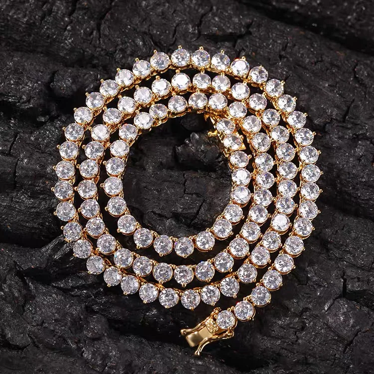 Fashion 3-5mm 3 prongs Tennis Chain S925 Silver Gold Plated Hip Hop Chain Jewelry D color Moissanite Tennis chain Necklace
Fashion 3-5mm 3 prongs Tennis Chain S925 Silver Gold Plated Hip Hop Chain Jewelry D color Moissanite Tennis chain Necklace