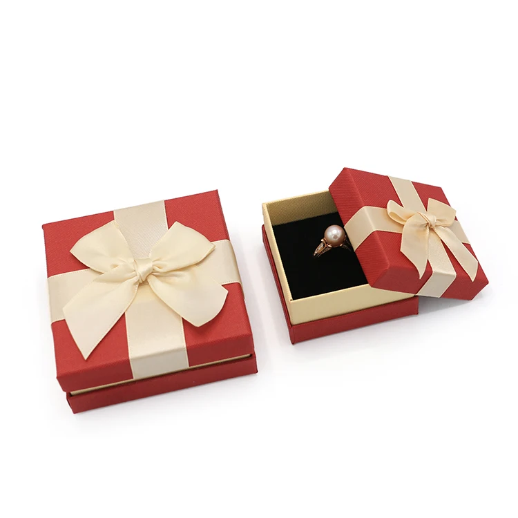 wholesale colorful holiday jewelry gift paper packaging box wit