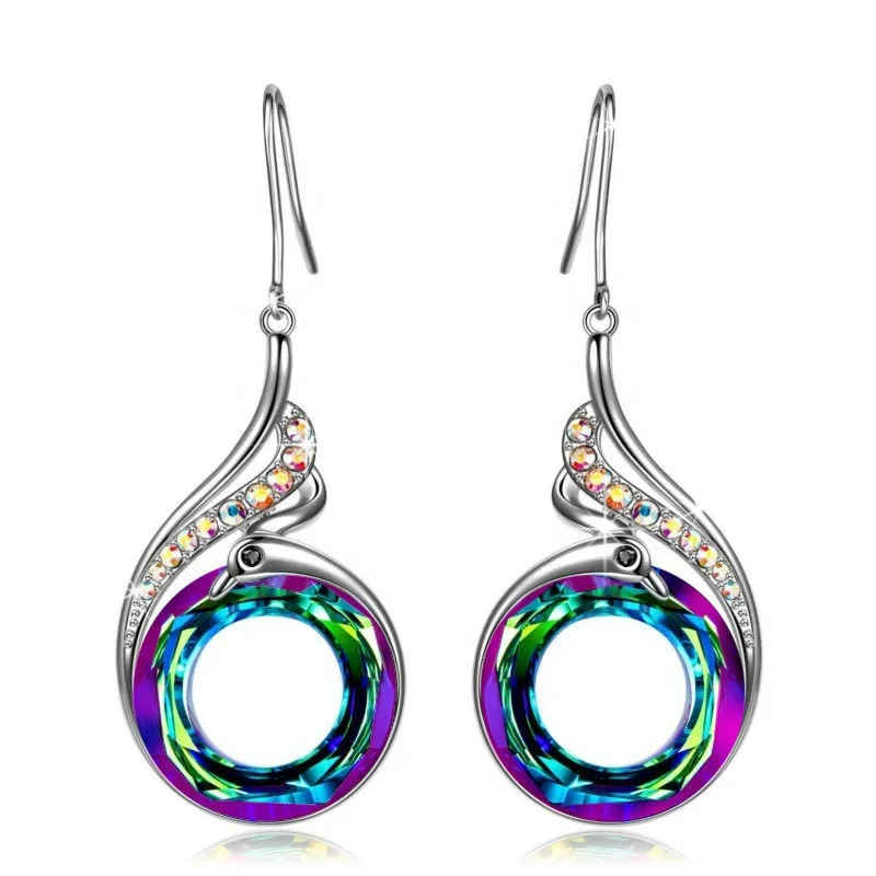 Fashion Elegant Colorful Crystal Phoenix Drop Earring for Women Girls Christmas Birthday Gift Jewelry
Fashion Elegant Colorful Crystal Phoenix Drop Earring for Women Girls Christmas Birthday Gift Jewelry
