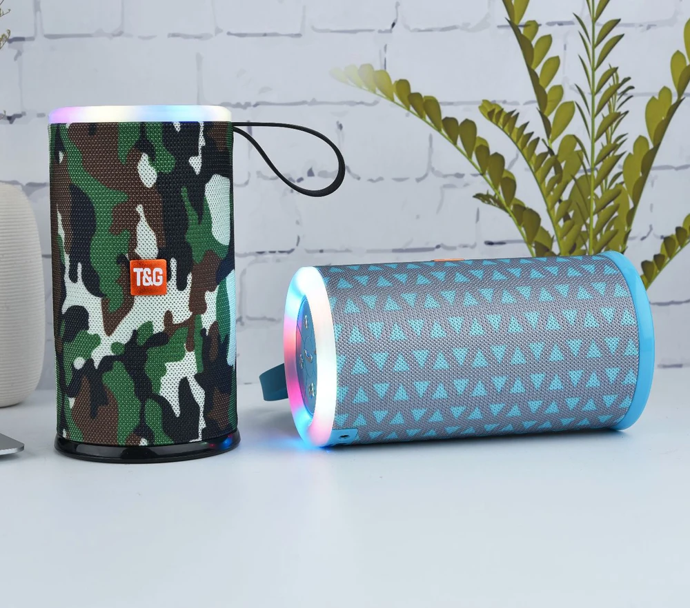 2019 New TG512 Bluetooth Speaker Portable wireless Colorful LED Light stereo subwoofer speaker Wireless Loudspeaker - ANKUX.COM