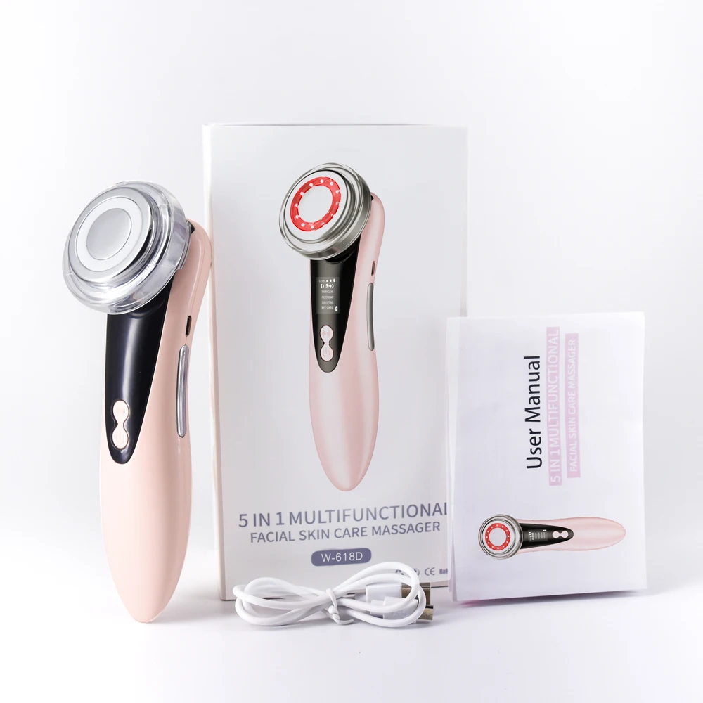 Ultrasonic Led Light Facial Massage Face Vibration Machine Skin Rejuvenation Device Face Massager
Ultrasonic Led Light Facial Massage Face Vibration Machine Skin Rejuvenation Device Face Massager