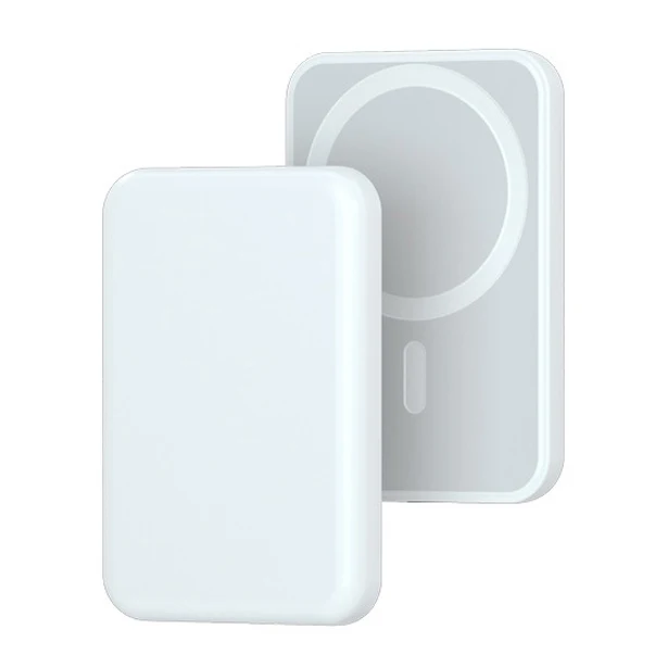 Magnetic Wireless Charging Power Bank Battery Pack Wireless Magsafing Powerbank For Apple iphone 12 13 Series, White
Magnetic Wireless Charging Power Bank Battery Pack Wireless Magsafing Powerbank For Apple iphone 12 13 Series, White