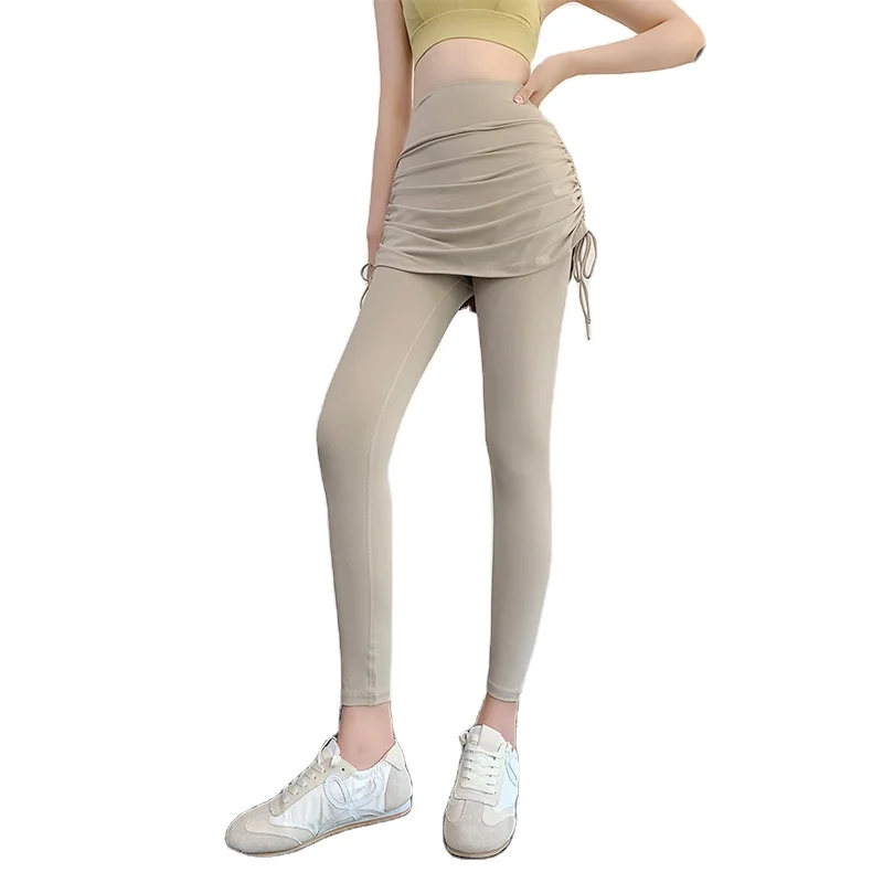Wholesale gym workout wear sport running yoga pants drawstring elastic pants for women
Wholesale gym workout wear sport running yoga pants drawstring elastic pants for women