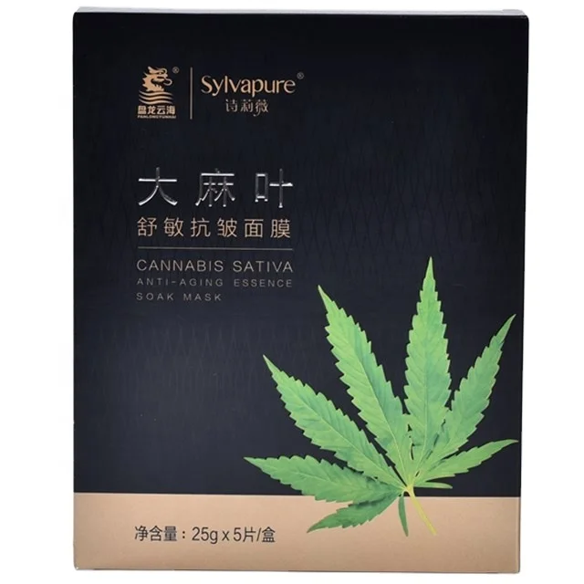 Moisturizing skin care Facial pack with Pure Hemp CBD Face sheet - 5 Pack Bundle, Black
Moisturizing skin care Facial pack with Pure Hemp CBD Face sheet - 5 Pack Bundle, Black