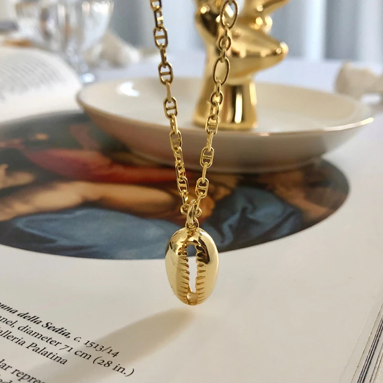 s925 sterling silver jewelry accessories new products European and American style light luxury necklace shell design, Picture shows
s925 sterling silver jewelry accessories new products European and American style light luxury necklace shell design, Picture shows