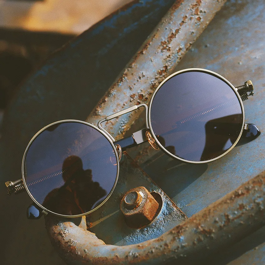 Classic Gothic Steampunk Sunglasses Polarized Men Women Brand Designer Vintage Round Metal Frame Sun Glasses High Quality UV400, Custom color
Classic Gothic Steampunk Sunglasses Polarized Men Women Brand Designer Vintage Round Metal Frame Sun Glasses High Quality UV400, Custom color