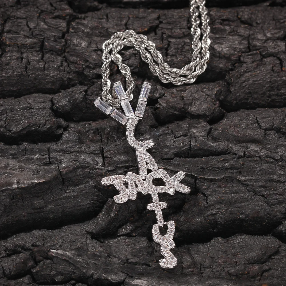 Fashion Cactus Jack Shape Pendant Necklace Ice Crystal Cubic Zirconia Pendant Hip Hop Jewelry Gift
Fashion Cactus Jack Shape Pendant Necklace Ice Crystal Cubic Zirconia Pendant Hip Hop Jewelry Gift