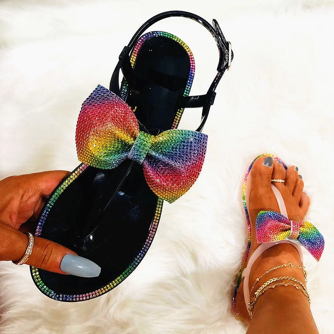 2020 new hot sale summer plus size women slippers beach flat casual rhinestones bow-knot colorful bling sandals for ladies, Black,pink,white
2020 new hot sale summer plus size women slippers beach flat casual rhinestones bow-knot colorful bling sandals for ladies, Black,pink,white