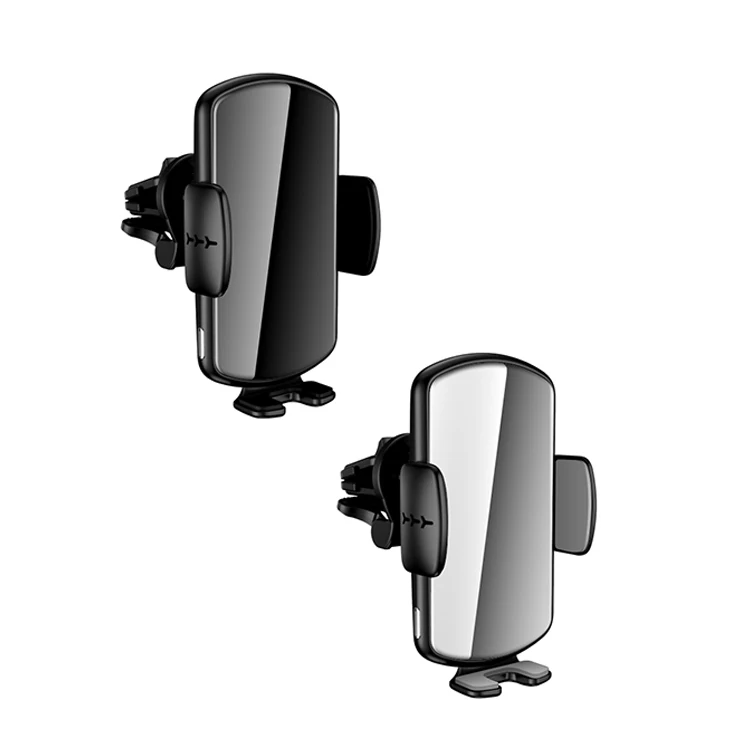 electric clamp Qi 15w car mount holder fast wireless chargers for mobile phone, Black/silver
electric clamp Qi 15w car mount holder fast wireless chargers for mobile phone, Black/silver