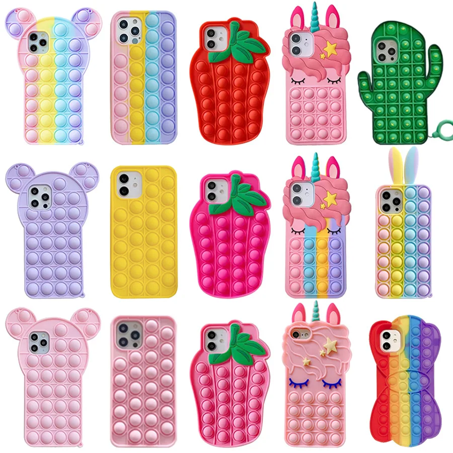 2021 Amazon Popping fidget Phone Case, Silicone Shockproof 2 in 1 Back Cover Push Bubble Fidget Toy Phone Case for iPhone 1
2021 Amazon Popping fidget Phone Case, Silicone Shockproof 2 in 1 Back Cover Push Bubble Fidget Toy Phone Case for iPhone 1