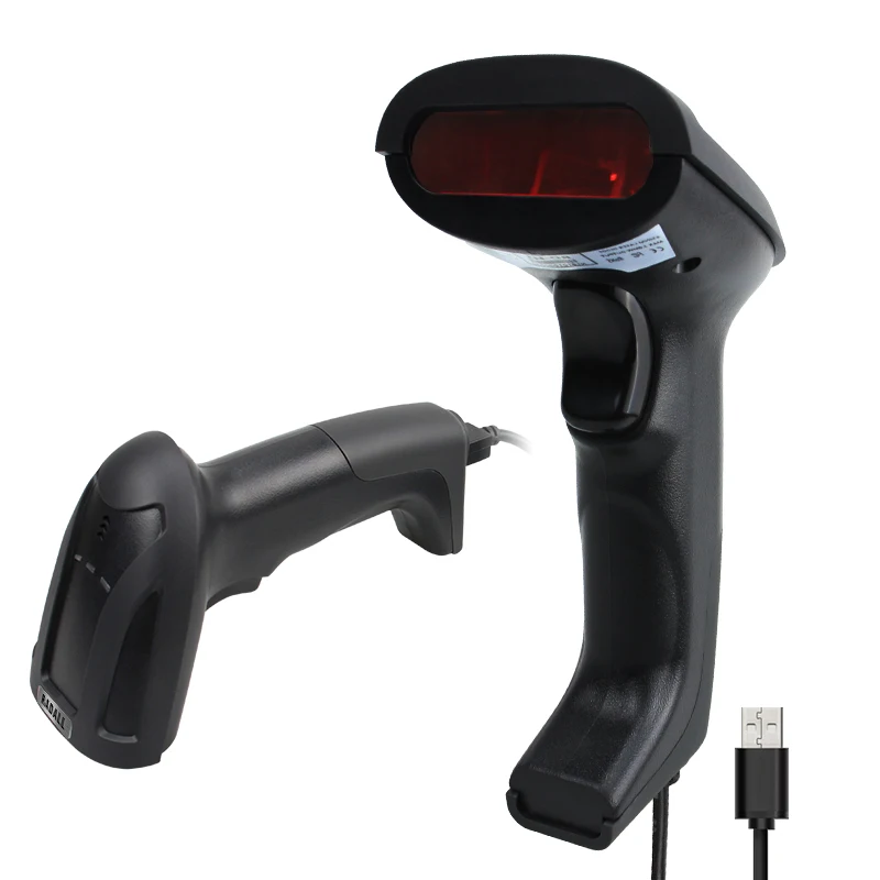 RADALL RD-H1 Portable 1D Barcode Scanner Handheld Laser Bar code Reader, Black or white
RADALL RD-H1 Portable 1D Barcode Scanner Handheld Laser Bar code Reader, Black or white