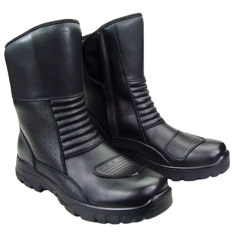 Black Motorcycle Cow Leather Boots Summer Winter Motocross Boots Breathable Warm Riding Gear Retro Moto Gear Protective Gear
Black Motorcycle Cow Leather Boots Summer Winter Motocross Boots Breathable Warm Riding Gear Retro Moto Gear Protective Gear