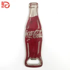 Customized factory bottle shape soft enamel metal beer bottle opener