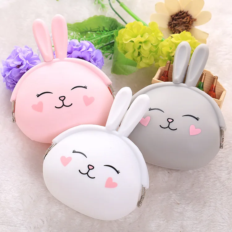 Happy Kawaii Rabbit Soft Silicone Storage Clutch Bag Cartoon Keys Bags Girls Coin Purse
Happy Kawaii Rabbit Soft Silicone Storage Clutch Bag Cartoon Keys Bags Girls Coin Purse