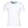 New product 100% cotton white printing custom men cropped t-shirt