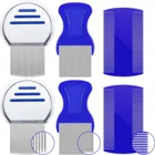 Factory Price Human Lice Comb Metal Pet Lice Removal Comb Set