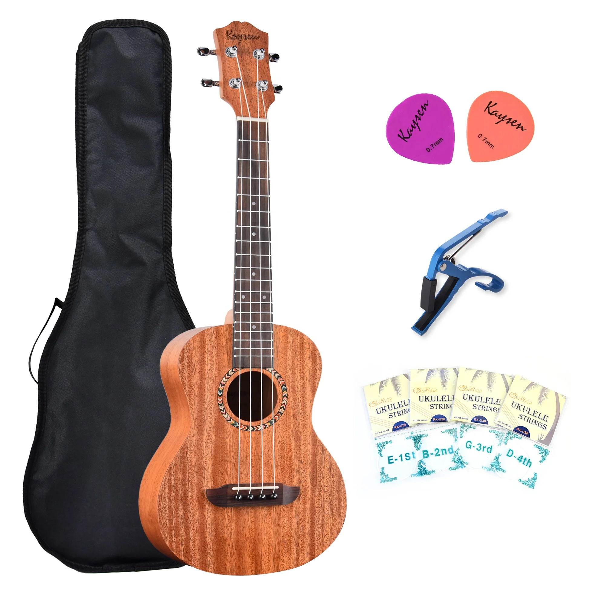 Wholesale Ukulele tenor Free Strings Kaysen UK-K1 with bag inch top solid mahogany Ukulele
Wholesale Ukulele tenor Free Strings Kaysen UK-K1 with bag inch top solid mahogany Ukulele