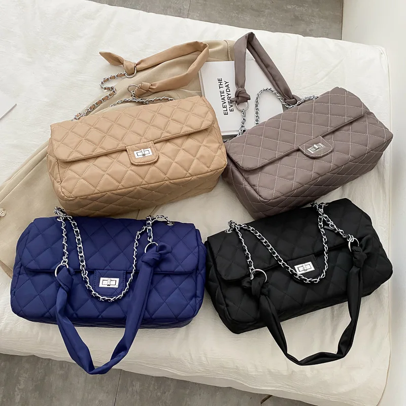 Wholesale women's bag summer large capacity Linge chain Bag square bag plaid tote handbag
Wholesale women's bag summer large capacity Linge chain Bag square bag plaid tote handbag