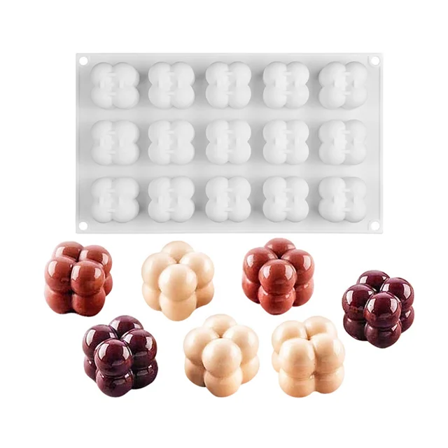 Multifunctional 3D Rubiks Cube Baking Mousse Cake Molds Magic Square Cloud Bubble Soap Wax Candle Silicone Mold
Multifunctional 3D Rubiks Cube Baking Mousse Cake Molds Magic Square Cloud Bubble Soap Wax Candle Silicone Mold