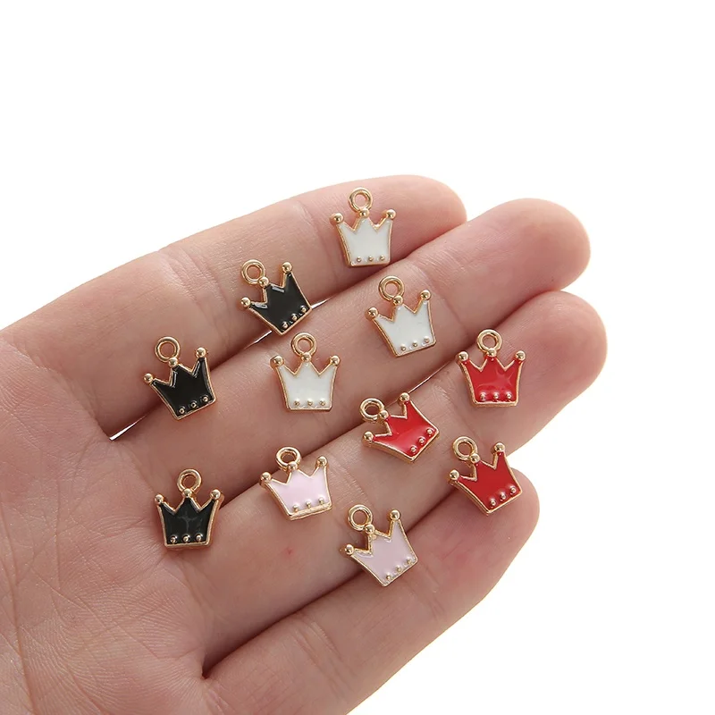 Wholesale Mini Crown DIY fashion cute Crown Enamel Charms Earring Bracelets pendant For Necklaces Jewelry Accessories charms, Picture
Wholesale Mini Crown DIY fashion cute Crown Enamel Charms Earring Bracelets pendant For Necklaces Jewelry Accessories charms, Picture