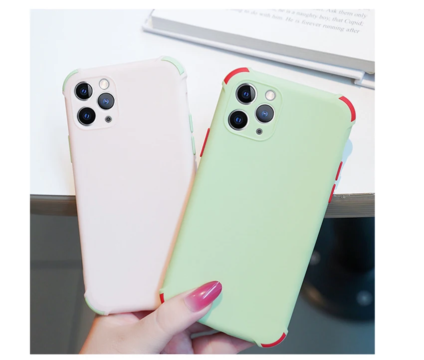 hot sale Bicolor TPU Color anti falling pad Case Camera protection Phone Cover For iphone 12
hot sale Bicolor TPU Color anti falling pad Case Camera protection Phone Cover For iphone 12