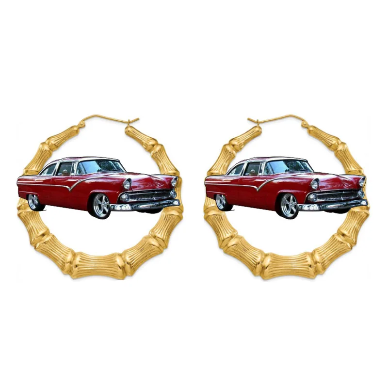 European And American Exaggerated Aliexpress Hot Style Classic Car Bamboo Big Earrings
European And American Exaggerated Aliexpress Hot Style Classic Car Bamboo Big Earrings