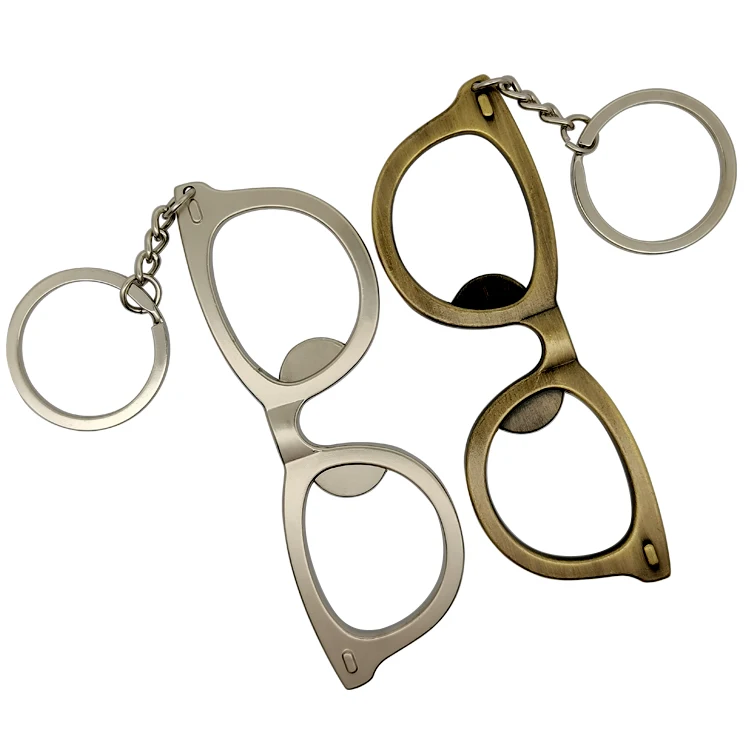 Kingtop Brand glasses shape metal beer keyring openers sustainable mens polarized sunglasses bottle opener, Antique bronze plated
Kingtop Brand glasses shape metal beer keyring openers sustainable mens polarized sunglasses bottle opener, Antique bronze plated