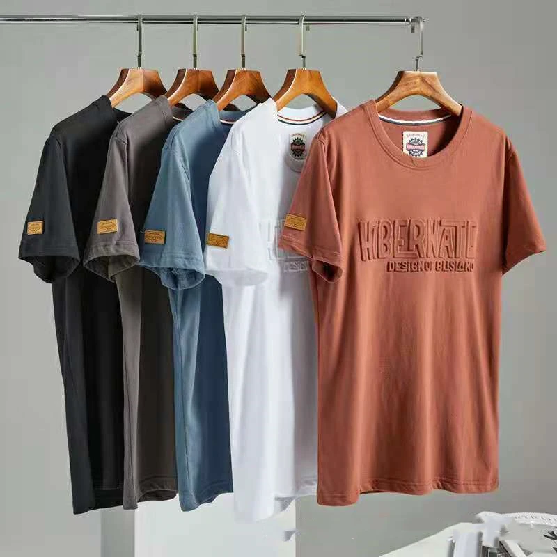 2022 Cheap Wholesale Random Color Printed Summer Loose Streetwear Emboss Casual Cotton Soft Round Neck Casual Men T-Shirts, Picture
2022 Cheap Wholesale Random Color Printed Summer Loose Streetwear Emboss Casual Cotton Soft Round Neck Casual Men T-Shirts, Picture