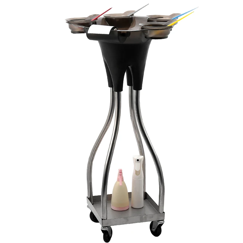 2020 Hot selling Wholesale hair dye shampoo fast dyeing cart coloring salon trolley