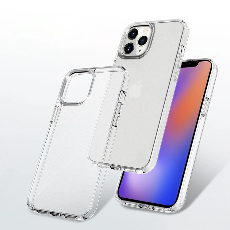 Custom Wholesale Hybrid Clear Transparent Soft TPU Edge Hard Cell Phone Case for Apple iPhone 12 Pro Max
Custom Wholesale Hybrid Clear Transparent Soft TPU Edge Hard Cell Phone Case for Apple iPhone 12 Pro Max