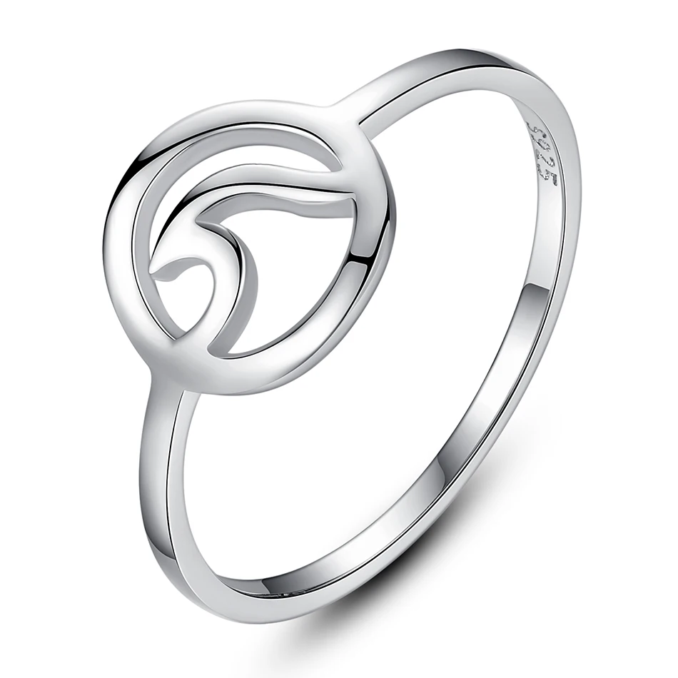 Woman's fashion Jewelry 925 Sterling Silver Wave Ring Silver Engagement Ring For Gifts
Woman's fashion Jewelry 925 Sterling Silver Wave Ring Silver Engagement Ring For Gifts