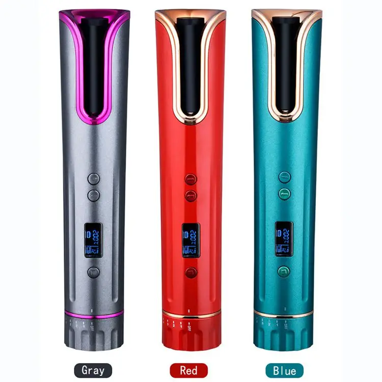 Automatic curlers with built-in rechargeable lithium battery, adjustable temperature and time, with LCD display DF-808, Customised
Automatic curlers with built-in rechargeable lithium battery, adjustable temperature and time, with LCD display DF-808, Customised