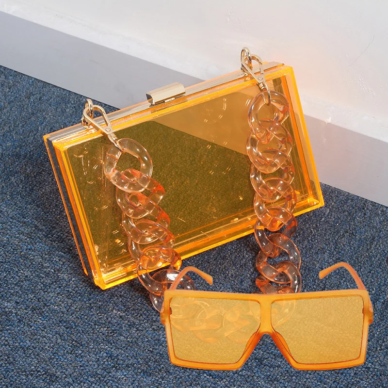 Wholesale Trendy Acrylic Crossbody bags Match Set Orange Pink Clear Clutch Purse Sets Matching Sunglasses with handbags Ladies, Black,white,khaki,brown
Wholesale Trendy Acrylic Crossbody bags Match Set Orange Pink Clear Clutch Purse Sets Matching Sunglasses with handbags Ladies, Black,white,khaki,brown
