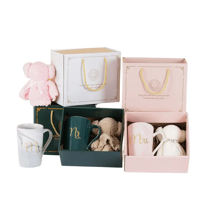 Gift Cup Wedding Baby Shower Simple Ceramic Mug High Beauty Hand Gift Opening Practical Gift Box Water Cup Set Towel Bear
Gift Cup Wedding Baby Shower Simple Ceramic Mug High Beauty Hand Gift Opening Practical Gift Box Water Cup Set Towel Bear