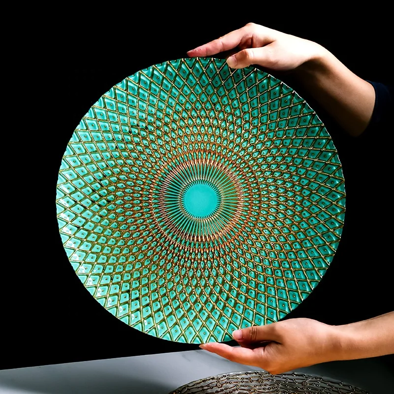 European Style Large Crystal Glass Fruit Plate Snack Plate Home Shopping Mall Living Room Candy Glass Plates, Customized color
European Style Large Crystal Glass Fruit Plate Snack Plate Home Shopping Mall Living Room Candy Glass Plates, Customized color