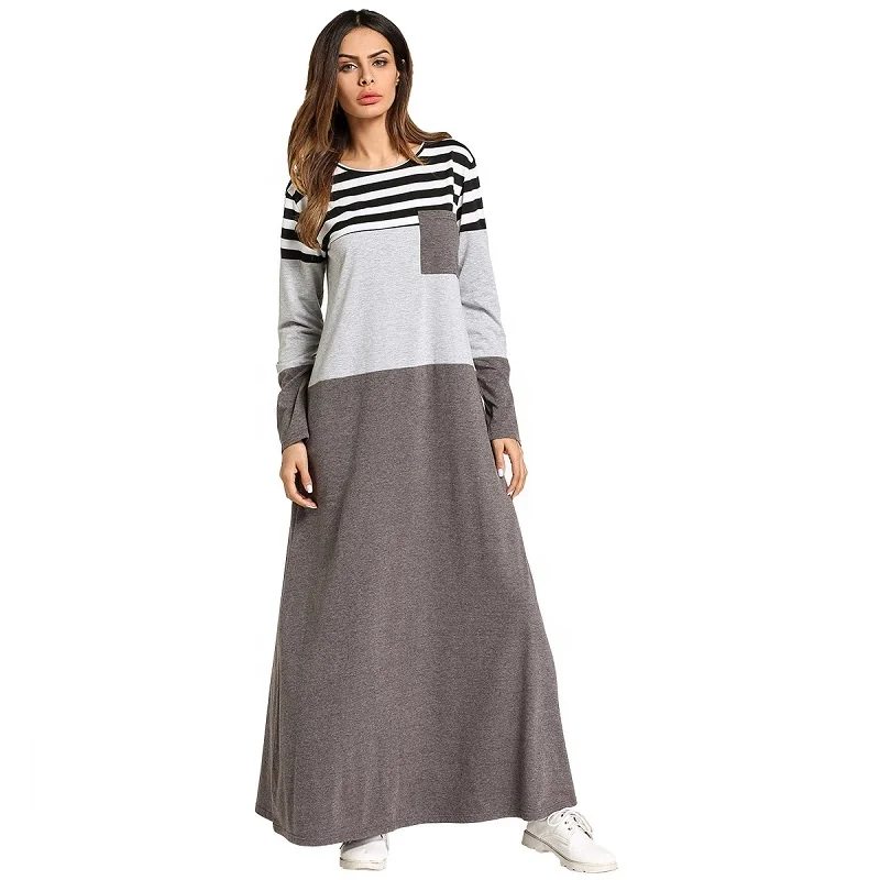 Muslim Dresses Color Stitching Women Islamic Clothing Long Dress For Malaysia Abaya, Picture color
Muslim Dresses Color Stitching Women Islamic Clothing Long Dress For Malaysia Abaya, Picture color