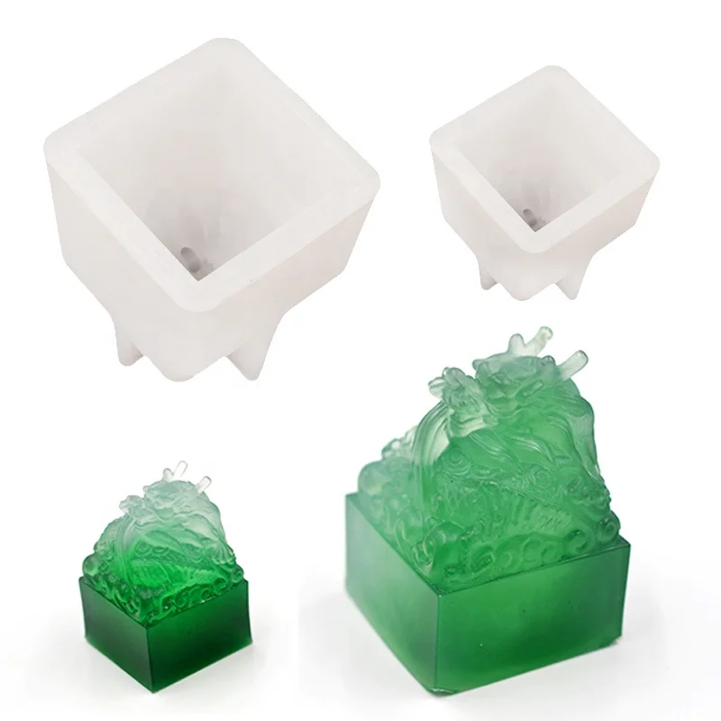 DM106 DIY Chinese Dragon Statue Stamp Imperial Seal Resin Mold Art Crafts Jewelry Accessories Making
DM106 DIY Chinese Dragon Statue Stamp Imperial Seal Resin Mold Art Crafts Jewelry Accessories Making