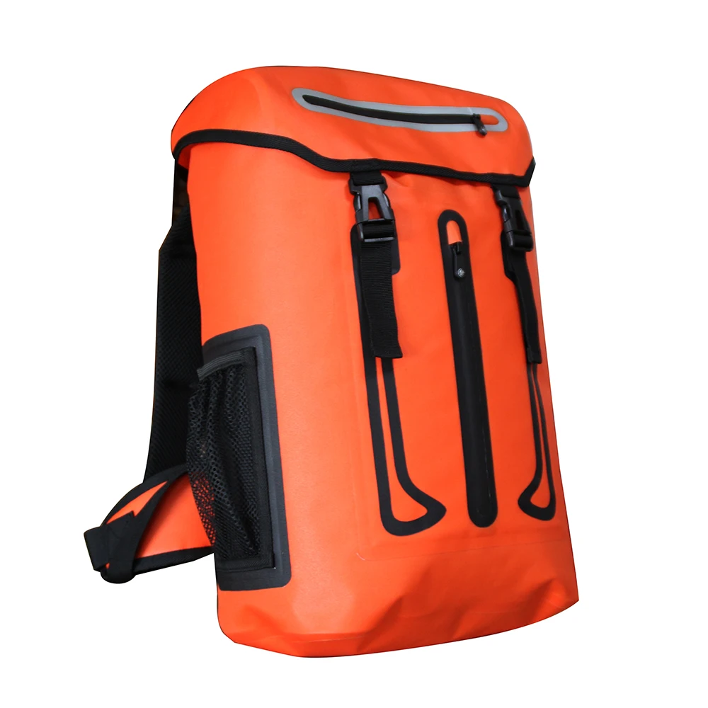 Rollup backpack waterproof and scratch backpack for hiking camping outdoor activities, Orange/blue
Rollup backpack waterproof and scratch backpack for hiking camping outdoor activities, Orange/blue