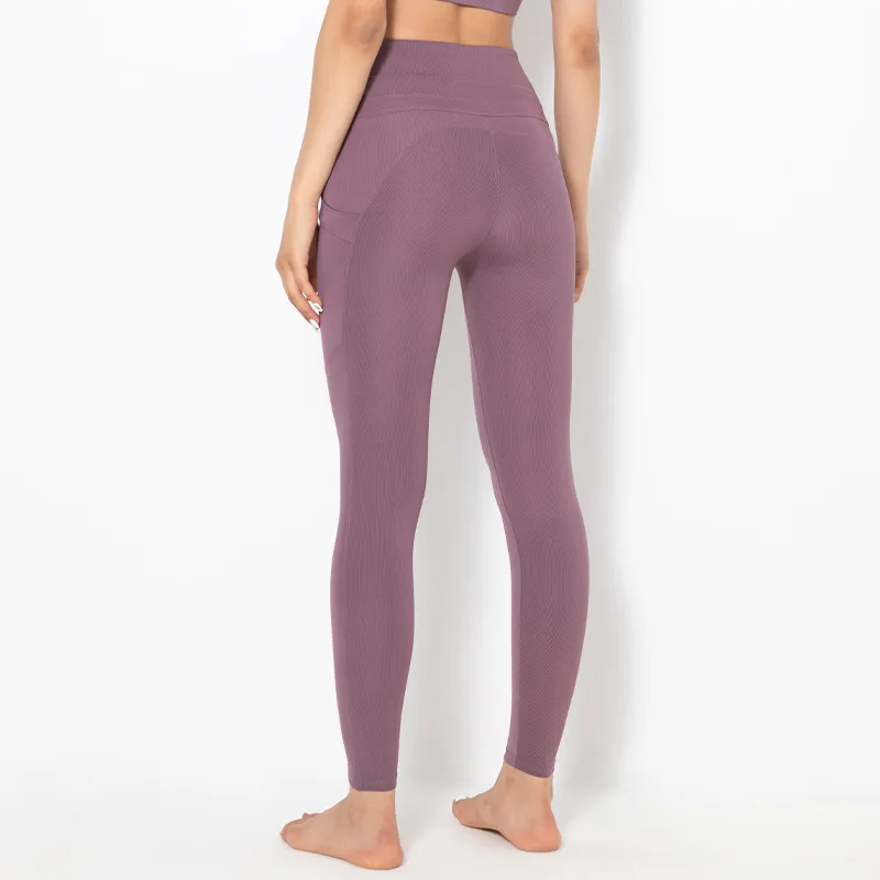 Slimming Women's High Waist Yoga Pants Fitness Scrunch Butt Ribbed Leggings With Pockets, Customized colors
Slimming Women's High Waist Yoga Pants Fitness Scrunch Butt Ribbed Leggings With Pockets, Customized colors