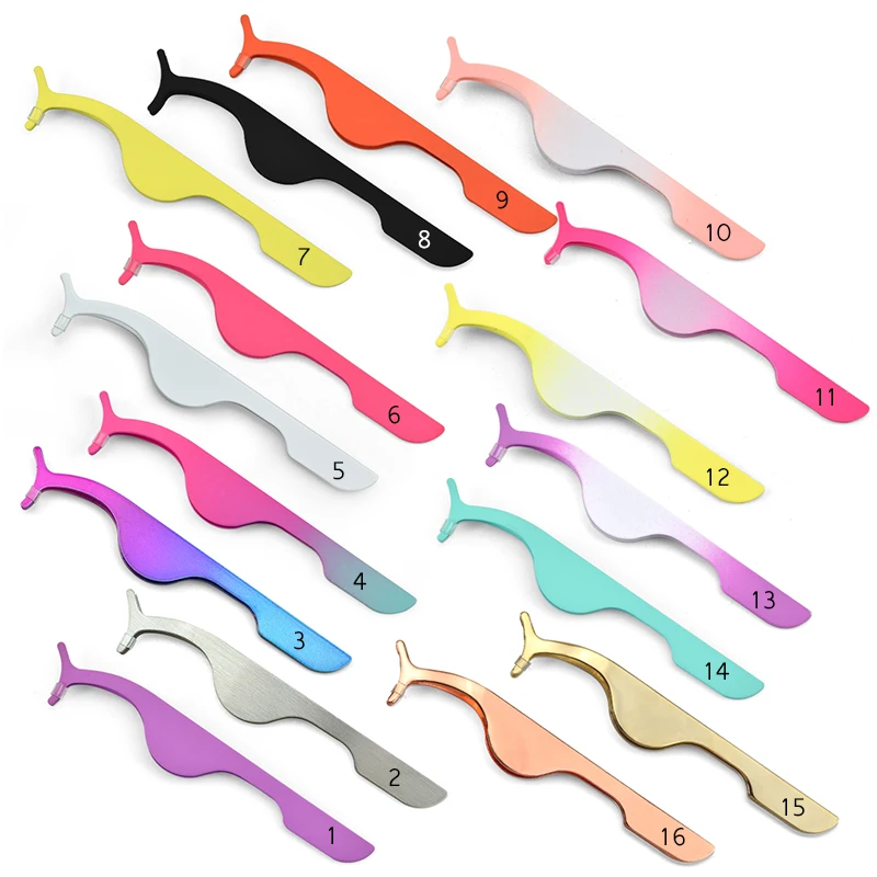 Wholesale mink eyelashes tweezers provide sample mink lashes tweezers various color tweezers
Wholesale mink eyelashes tweezers provide sample mink lashes tweezers various color tweezers