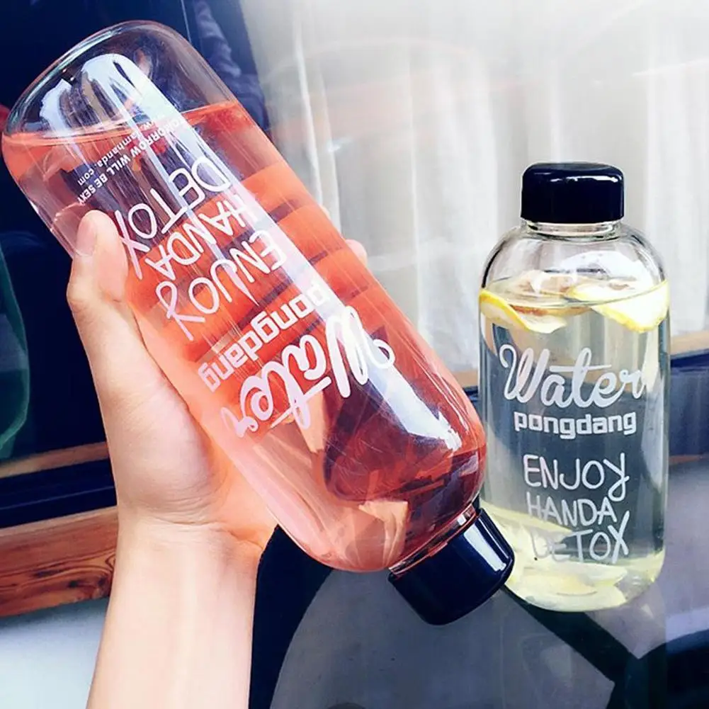 Fashion Large Capacity Plastic Juice Bottles 600/1000ML Portable Sport Camping Cycling TravelWater Bottle Heat resistant Bottle, As photo
Fashion Large Capacity Plastic Juice Bottles 600/1000ML Portable Sport Camping Cycling TravelWater Bottle Heat resistant Bottle, As photo
