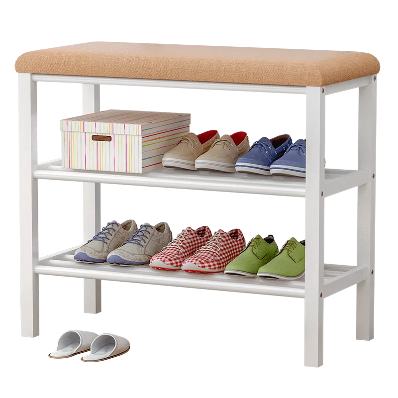 Top quality nordic minimalist metal shoe rack home entry porch shoe stand shoe racks with bench for home