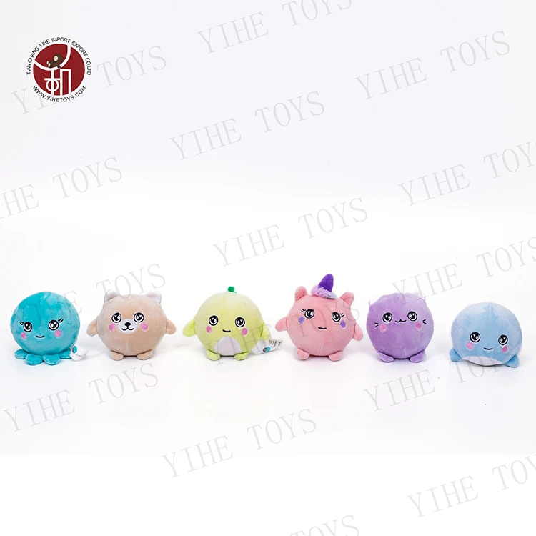 Fashionable baby soft tots animal stuffed plush sponge foam ball sponge