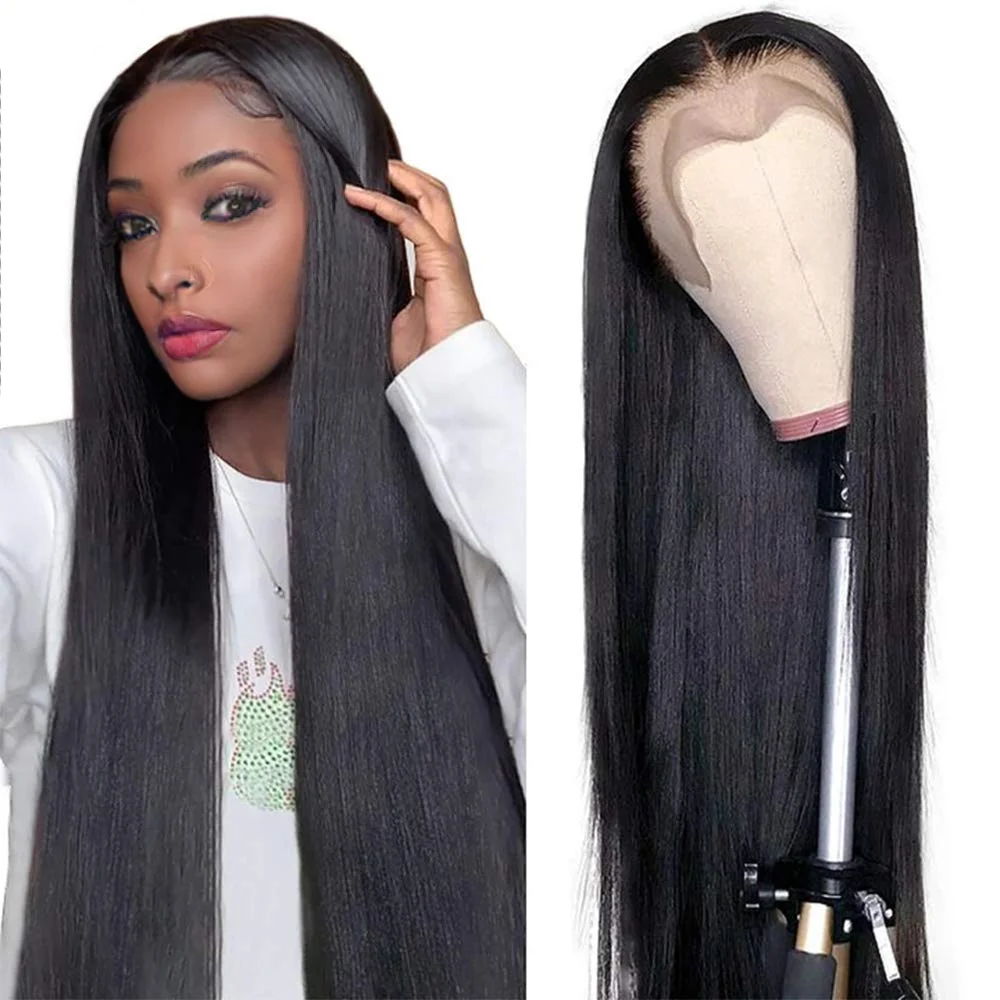 100% Natural virgin Brazilian straight hair lace front wig cheap cuticle aligned human hair lace wigs for black women
100% Natural virgin Brazilian straight hair lace front wig cheap cuticle aligned human hair lace wigs for black women