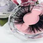 25 mm Lashes Vendor 1 Pair Tray Eyelashes 3d Mink Eyelashes cutsomize package
