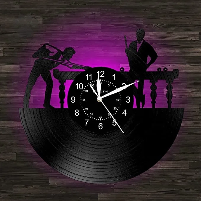 Vinyl Record Wall Clock Animal Building Anime Designs Vintage Vinyl Clock Wall Art Remote Control 7 Colors Luminous LED Clock
Vinyl Record Wall Clock Animal Building Anime Designs Vintage Vinyl Clock Wall Art Remote Control 7 Colors Luminous LED Clock