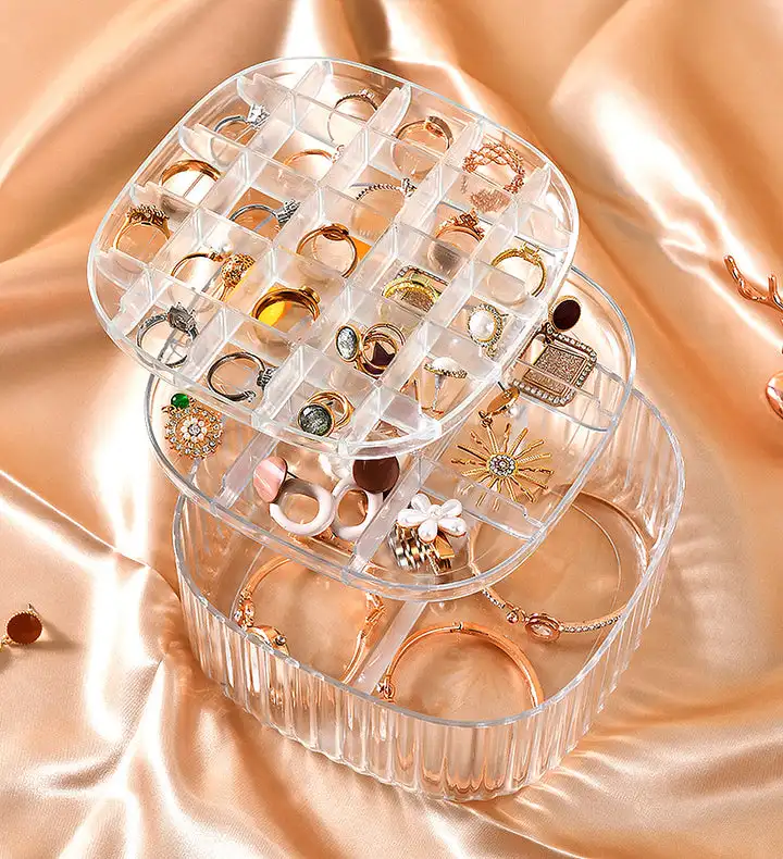 JOYBOS Jewelry Organizer Box for Earrings Storage Clear Plastic Cosmetic Storage Organizer Box Earring Organizer
JOYBOS Jewelry Organizer Box for Earrings Storage Clear Plastic Cosmetic Storage Organizer Box Earring Organizer
